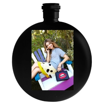 Sarah Hyland Round Flask