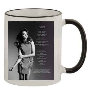 Sarah Hyland 11oz Colored Rim & Handle Mug