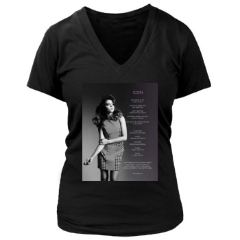 Sarah Hyland Women's Deep V-Neck TShirt