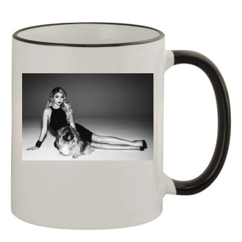 Sarah Hyland 11oz Colored Rim & Handle Mug