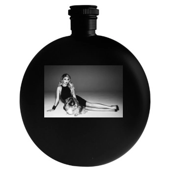 Sarah Hyland Round Flask