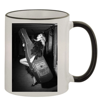 Sarah Hyland 11oz Colored Rim & Handle Mug