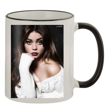 Sarah Hyland 11oz Colored Rim & Handle Mug