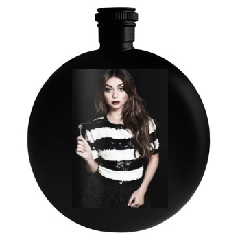 Sarah Hyland Round Flask