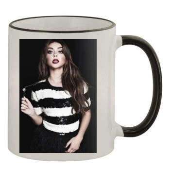 Sarah Hyland 11oz Colored Rim & Handle Mug