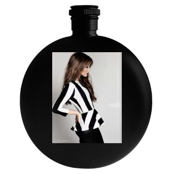 Sarah Hyland Round Flask