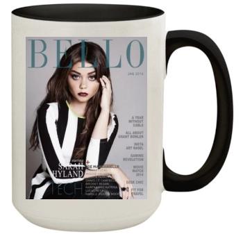 Sarah Hyland 15oz Colored Inner & Handle Mug