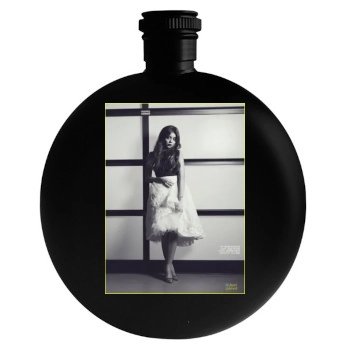 Sarah Hyland Round Flask