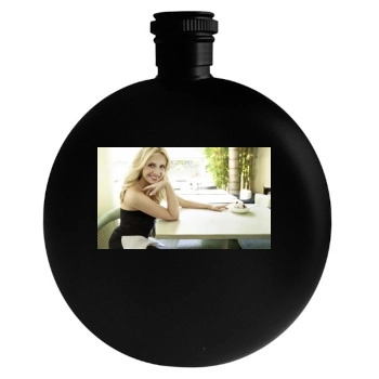 Sarah Michelle Gellar Round Flask