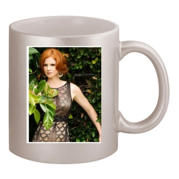 Sarah Rafferty 11oz Metallic Silver Mug