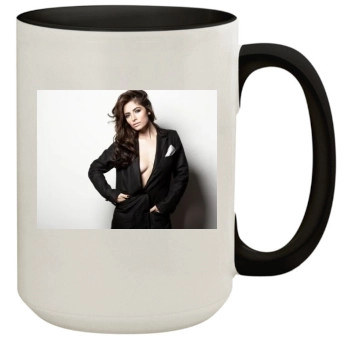 Sarah Shahi 15oz Colored Inner & Handle Mug