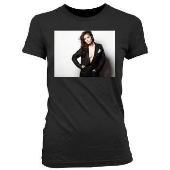 Sarah Shahi Women's Junior Cut Crewneck T-Shirt