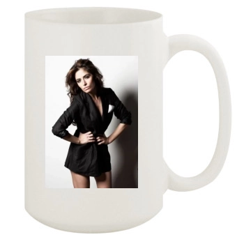 Sarah Shahi 15oz White Mug