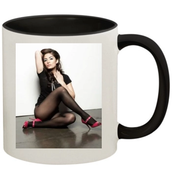 Sarah Shahi 11oz Colored Inner & Handle Mug