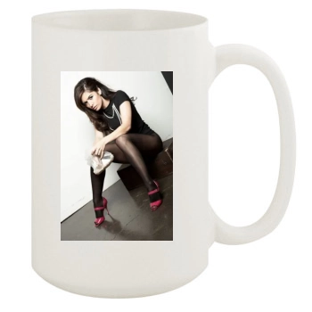 Sarah Shahi 15oz White Mug