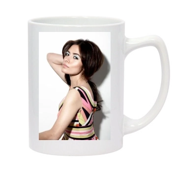 Sarah Shahi 14oz White Statesman Mug