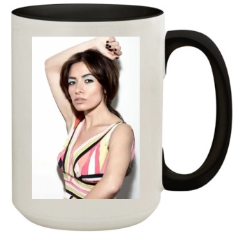 Sarah Shahi 15oz Colored Inner & Handle Mug