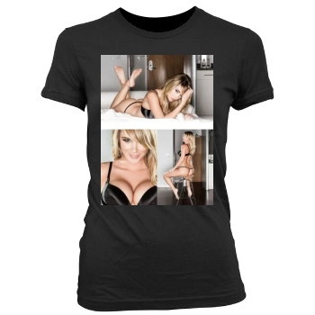 Sara Jean Underwood Women's Junior Cut Crewneck T-Shirt