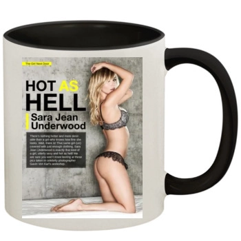 Sara Jean Underwood 11oz Colored Inner & Handle Mug