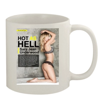 Sara Jean Underwood 11oz White Mug