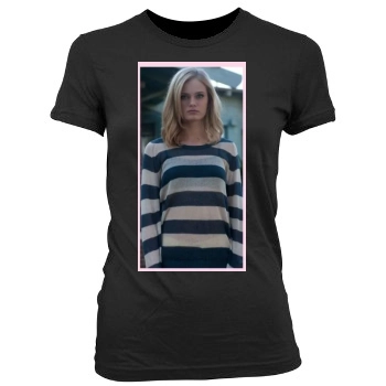 Sara Paxton Women's Junior Cut Crewneck T-Shirt