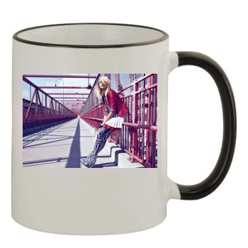 Sasha Pivovarova 11oz Colored Rim & Handle Mug