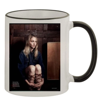 Sasha Pivovarova 11oz Colored Rim & Handle Mug