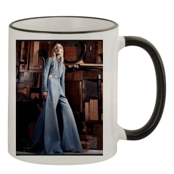 Sasha Pivovarova 11oz Colored Rim & Handle Mug