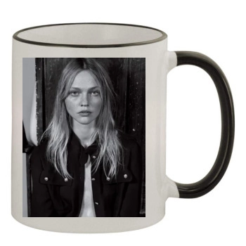 Sasha Pivovarova 11oz Colored Rim & Handle Mug