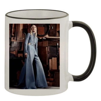 Sasha Pivovarova 11oz Colored Rim & Handle Mug