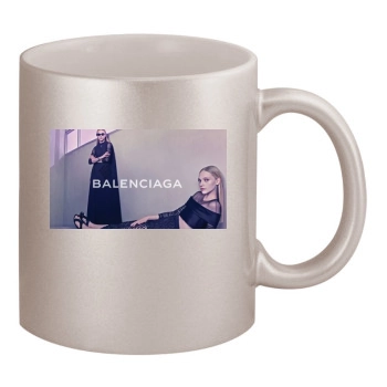 Sasha Pivovarova 11oz Metallic Silver Mug