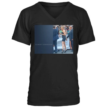 Scarlett Johansson Men's V-Neck T-Shirt