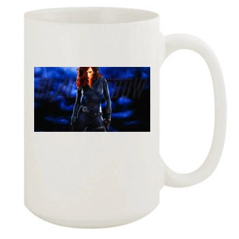 Scarlett Johansson 15oz White Mug