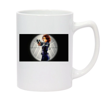 Scarlett Johansson 14oz White Statesman Mug