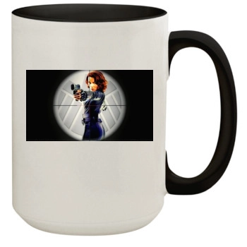 Scarlett Johansson 15oz Colored Inner & Handle Mug