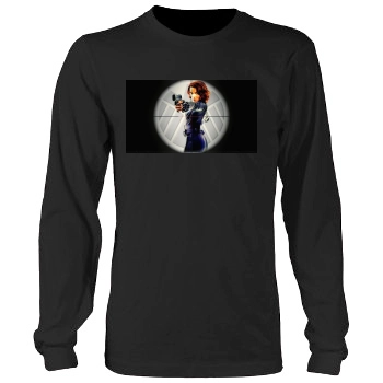 Scarlett Johansson Men's Heavy Long Sleeve TShirt