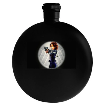 Scarlett Johansson Round Flask