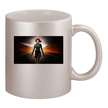 Scarlett Johansson 11oz Metallic Silver Mug