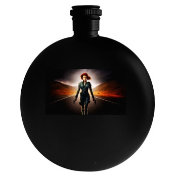 Scarlett Johansson Round Flask