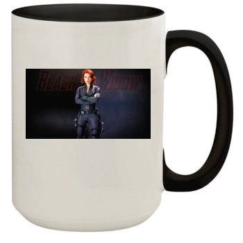 Scarlett Johansson 15oz Colored Inner & Handle Mug