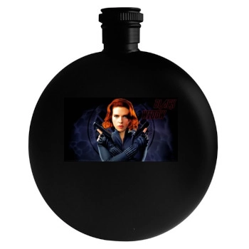 Scarlett Johansson Round Flask