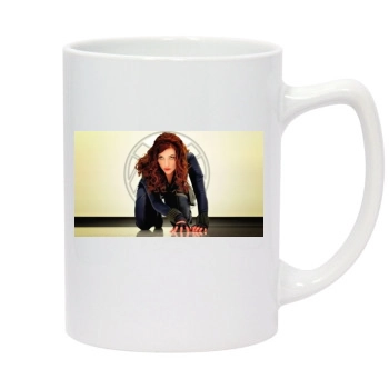 Scarlett Johansson 14oz White Statesman Mug