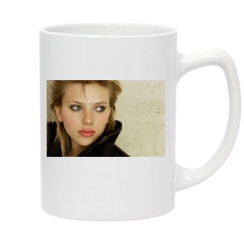 Scarlett Johansson 14oz White Statesman Mug