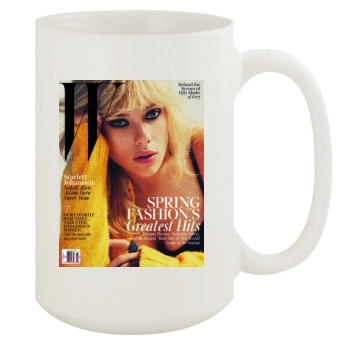 Scarlett Johansson 15oz White Mug