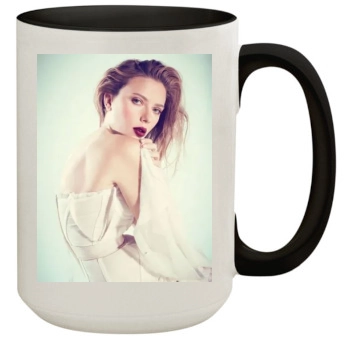 Scarlett Johansson 15oz Colored Inner & Handle Mug