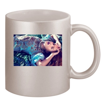 Scarlett Johansson 11oz Metallic Silver Mug