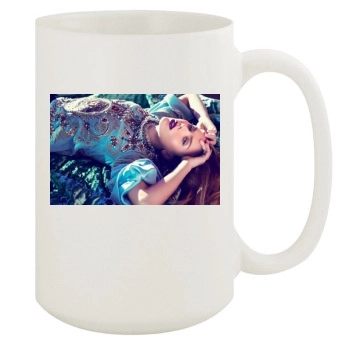 Scarlett Johansson 15oz White Mug