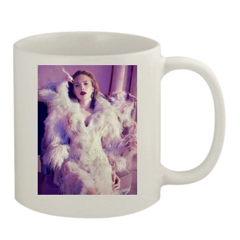 Scarlett Johansson 11oz White Mug