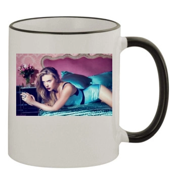 Scarlett Johansson 11oz Colored Rim & Handle Mug