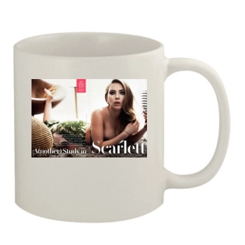 Scarlett Johansson 11oz White Mug